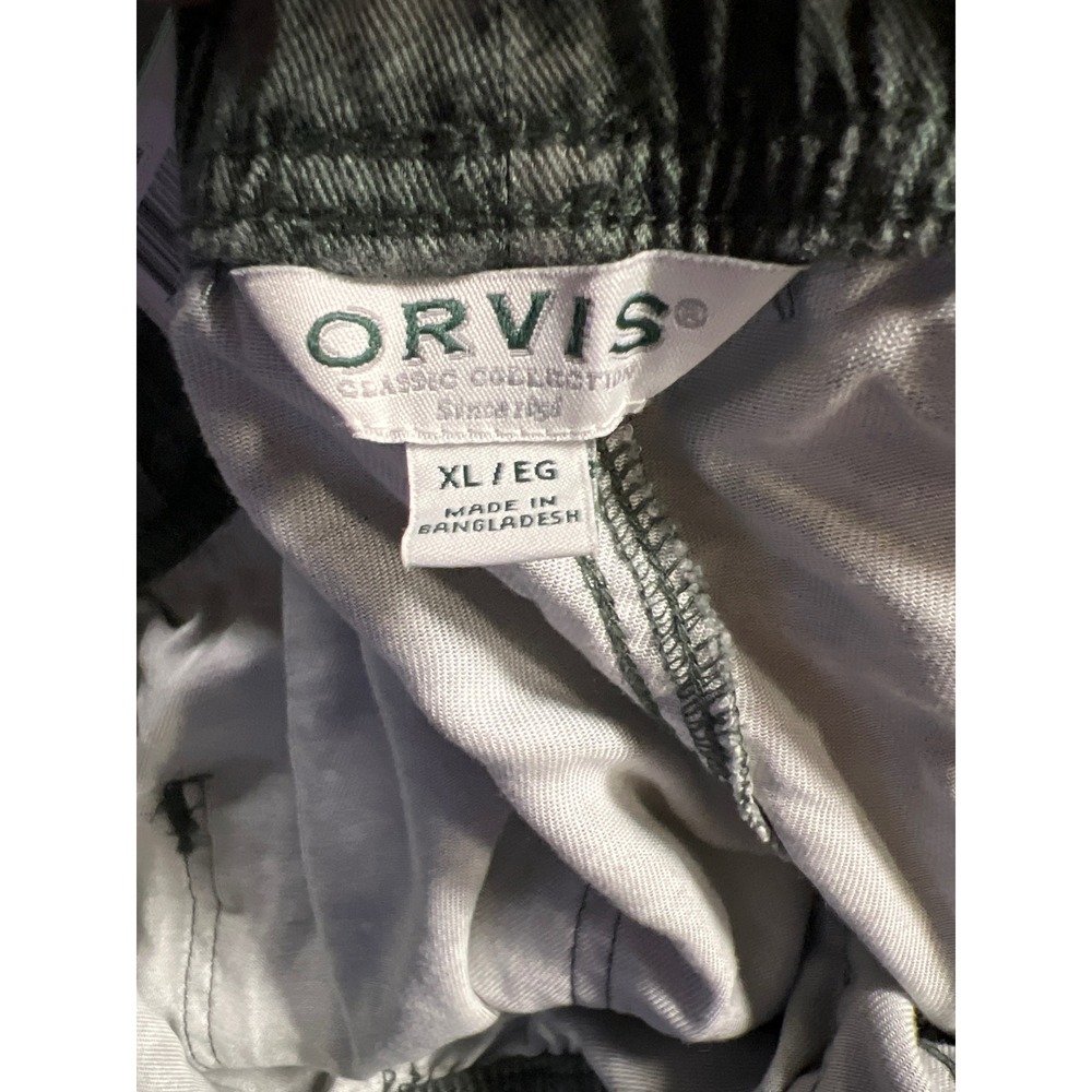 ORVIS Jogger Pants Women XL Green Digital Camo Tencel Lyocell Relaxed Travel NWT - Picture 8 of 12